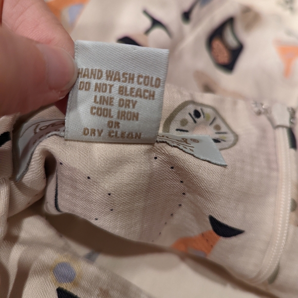 Vintage Tori Richard martini print shift dress 100% Silk - Picture 5 of 7